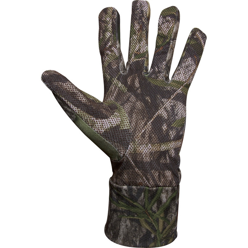 Ol' Tom Stretch Fit Hunting Gloves in Mossy Oak Obsession Color